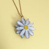 SECONDS - Blue Daisy Necklace