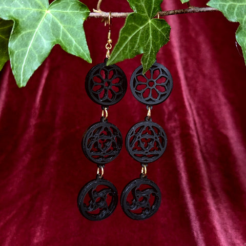Round Window Earrings
