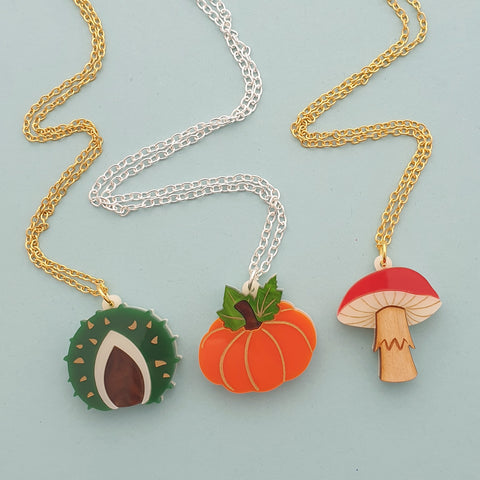 Mini Autumn Charm Necklace
