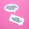 Speech Bubble Brooch
