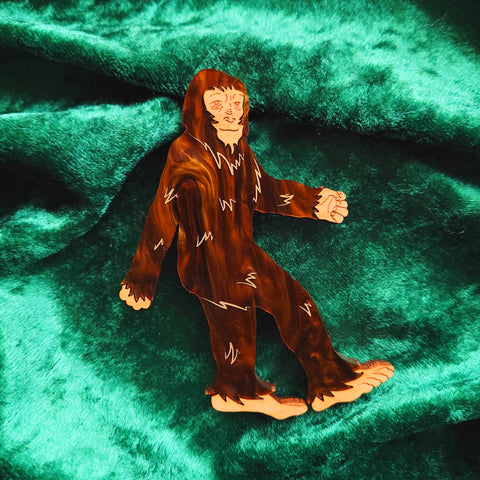 Bigfoot Brooch