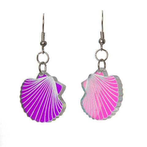 Iridescent Shell Earrings
