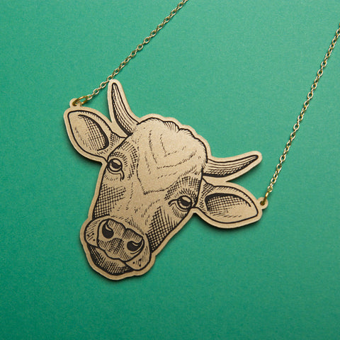 Amy Savage Cow Necklace