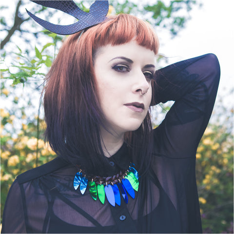 Beetle Wings Necklace