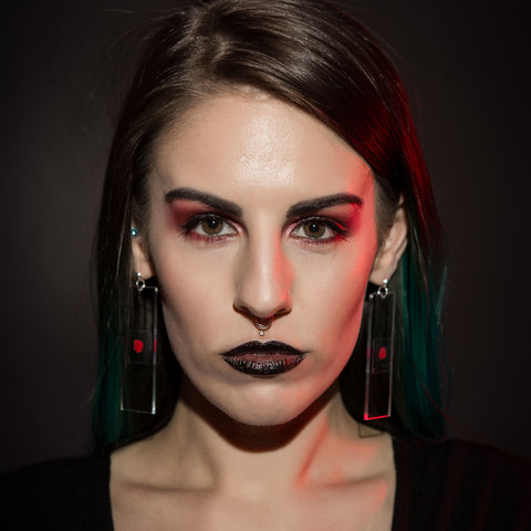 Blood Slide Earrings