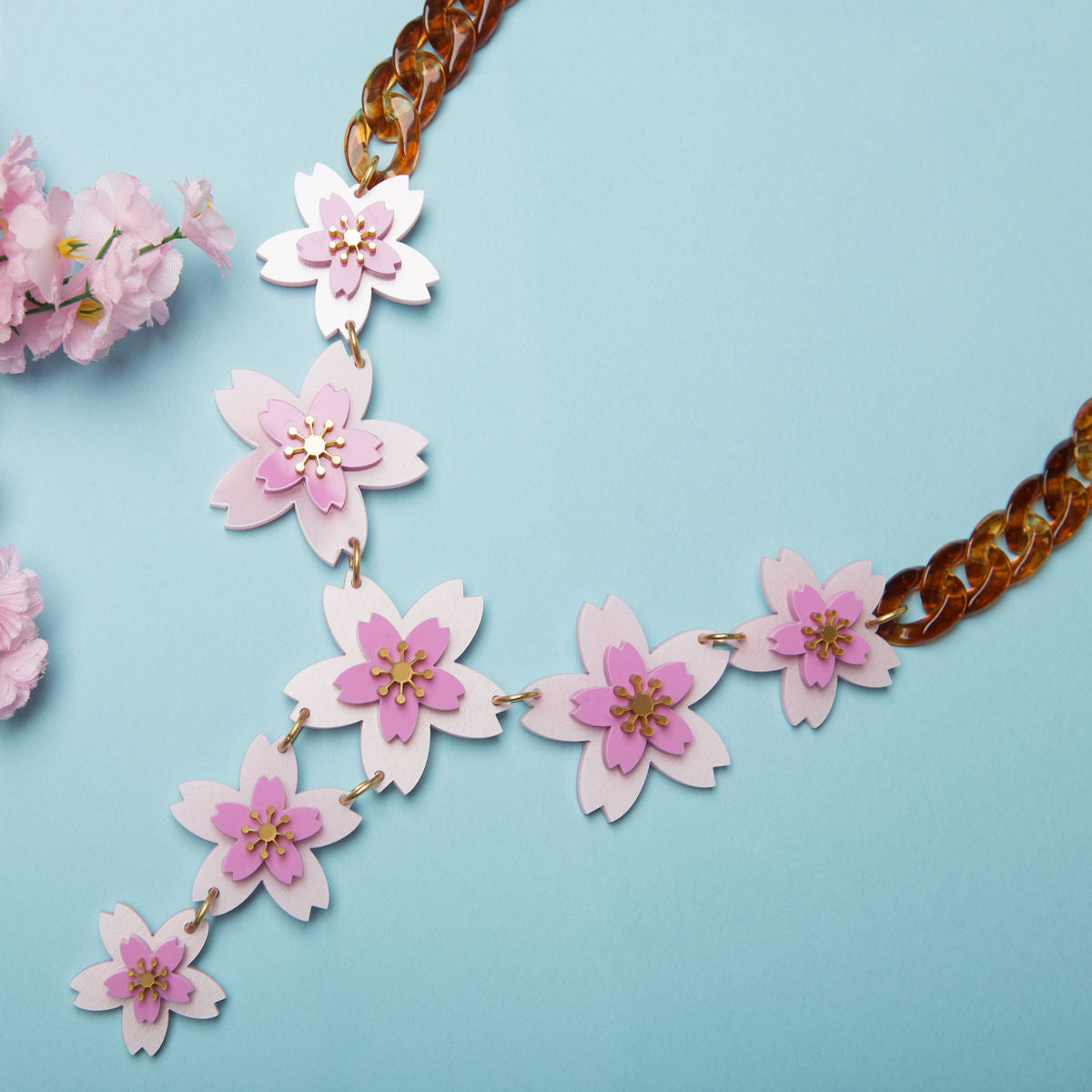 Sugar & Vice Cherry Blossom Necklace 2