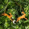 Leaping Hares Necklace