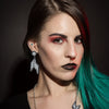 Sugar & Vice It's Alive Earrings Monochrome Modelled