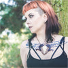 Sugar & Vice Mounted Ram Skull Necklace Modelled