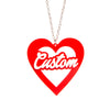 Sugar & Vice Heart Name Necklace