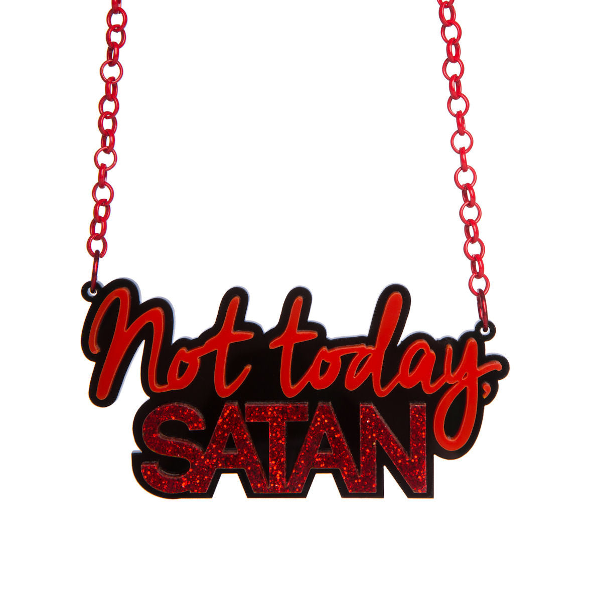 Not Today Satan Necklace