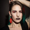 Sugar & Vice Horror Hotel Earrings Modelled