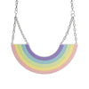 Sugar & Vice Pastel Rainbow Necklace