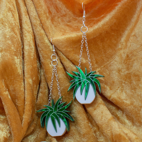 Hanging Basket Earrings