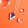Sugar & Vice Mini Purple Triangle Necklace 2